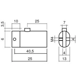 FECHADURA 7170 P/MOVEL SOFI