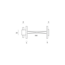 FECHO WC IN.04.239/06 ACO INOX 304