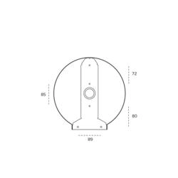 PORTA ROLO IN.60.489 INOX